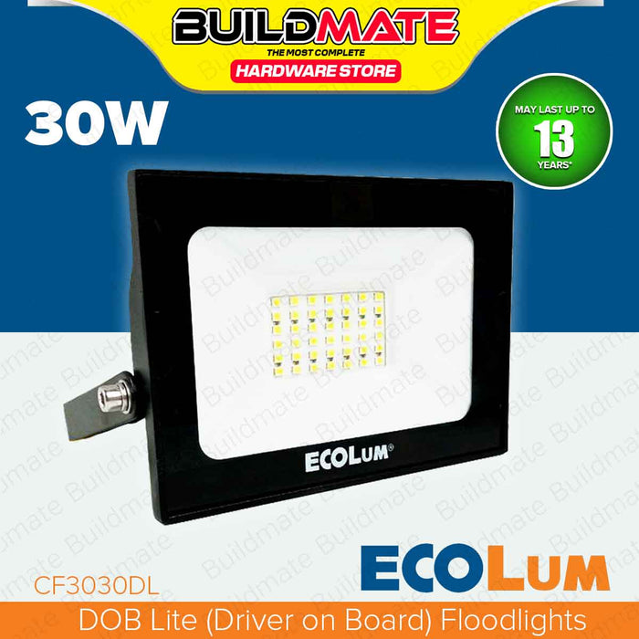 BUILDMATE Ecolum LED Driver On Board Floodlight (DOB) 20W / 30W / 50W Outdoor Security Solar Street LED Light SOLD PER PIECE