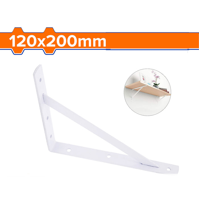 BUILDMATE Wadfow Heavy Duty Shelf Brackets 3MM Thickness 5" | 6" | 7" | 10" Inch Angle Corner • WHT