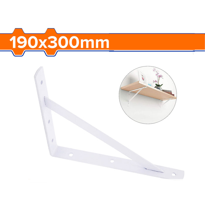 BUILDMATE Wadfow Heavy Duty Shelf Brackets 3MM Thickness 5" | 6" | 7" | 10" Inch Angle Corner • WHT