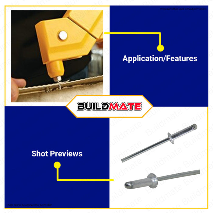 ARMSTRONG Aluminum Blind Rivets 1/8" x 1/2" 1000PCS/BOX •BUILDMATE•