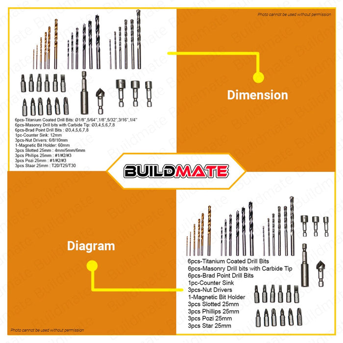 Combi drill screwdriver bits best sale