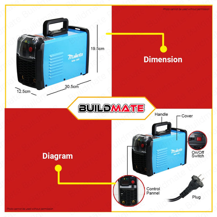 MAILTANK IGBT Inverter Welding Machine Compact Welder Machine ARC Force MMA-305 | MMA300 •BUILDMATE•