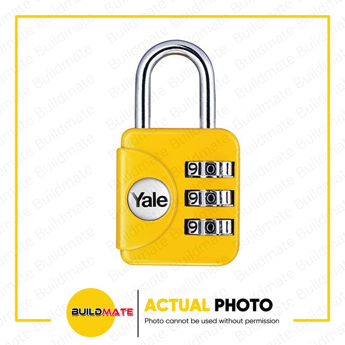 YALE Luggage Padlock Yellow | Blue | Gray | Red SOLD PER PIECE •BUILDMATE•