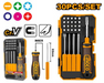 INGCO 30pcs Interchangeable Screwdriver and Bits Set for Multi-purpose Precision Work AKISD3001 IHT - BUILDMATE