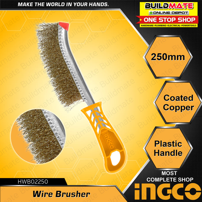 INGCO Wire Brusher 250mm HWB02250 •BUILDMATE• IHT