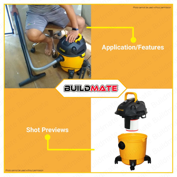 BUILDMATE Powerhouse Wet and Dry Vacuum Cleaner and Blower 6 Gallons - PHPT