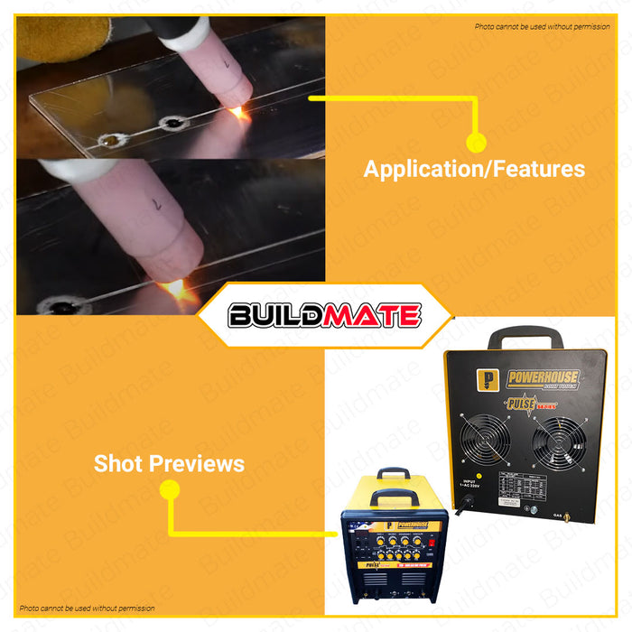 POWERHOUSE 300A AC-DC TIG/MMA PULSE SERIES Inverter Welding Machine TIG300-ACDC-PULSE PHWM