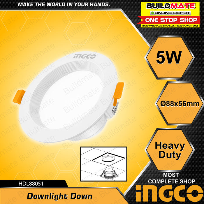 INGCO LED Downlight Down Light 5W Daylight HDL88051 •BUILDMATE• IHT