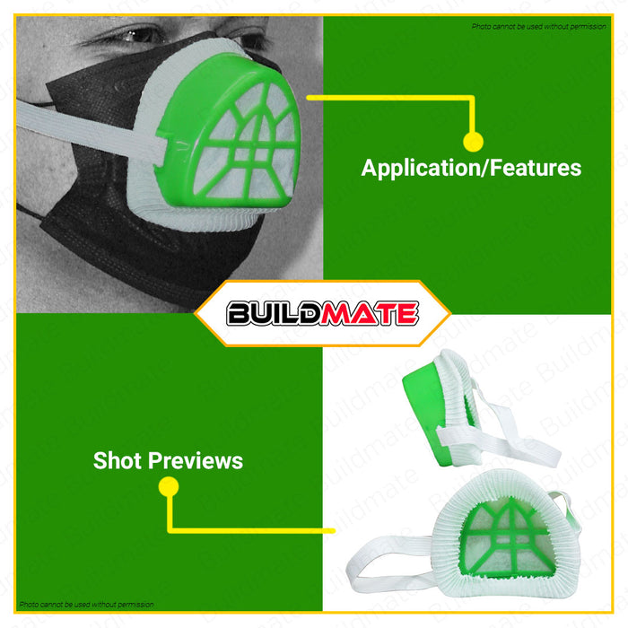 HOYOMA Dust Mask Face Mask For Work H-2001 •BUILDMATE• HYMHT