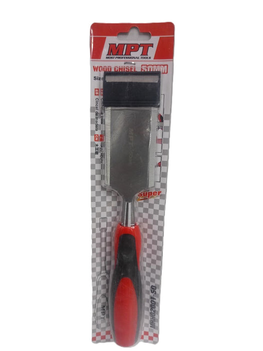 MPT Wood Chisel 6MM - 50MM Wood Carving Flat Chisel Pait / Paet Firmer Chisel Wood Working Chisel Hand Chisel For Woodworking Sharp Blade Durable Edge HT