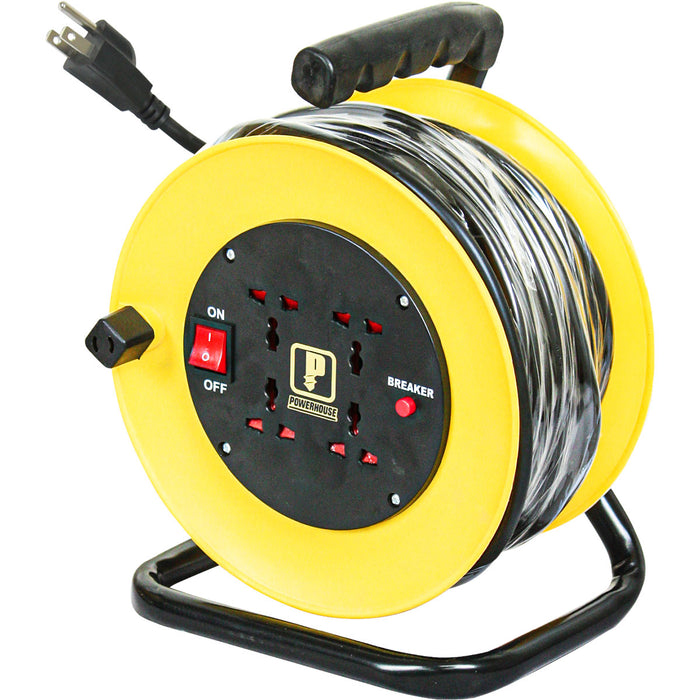 BUILDMATE Powerhouse Electric Extension Wheel 10M / 30M / 50m Universal Outlet Socket Cable Power Strip - PHE