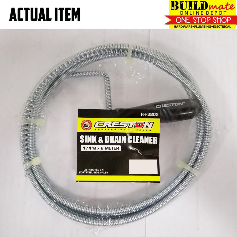 BUILDMATE Creston Sink and Drain Cleaner 2M-5M Heavy Duty Pipe Cleaner ...