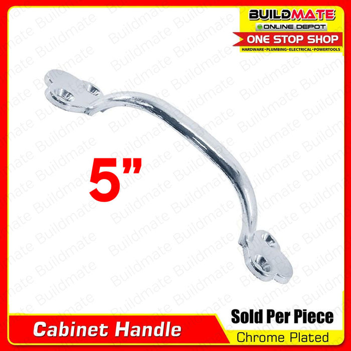 Chrome Plated RDR Cabinet Drawer Handle #4 | #5 | #6 Door Drawer Pull Hardware Furniture Kitchen Wardrobe Cabinet Knobs •BUILDMATE•