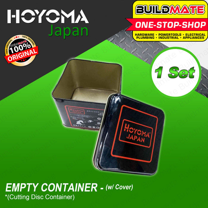 BUILDMATE Ingco Empty Container Box Plastic / Tin Can Cutting Disc Container Storage Organizer For Cutting Disc - IHT