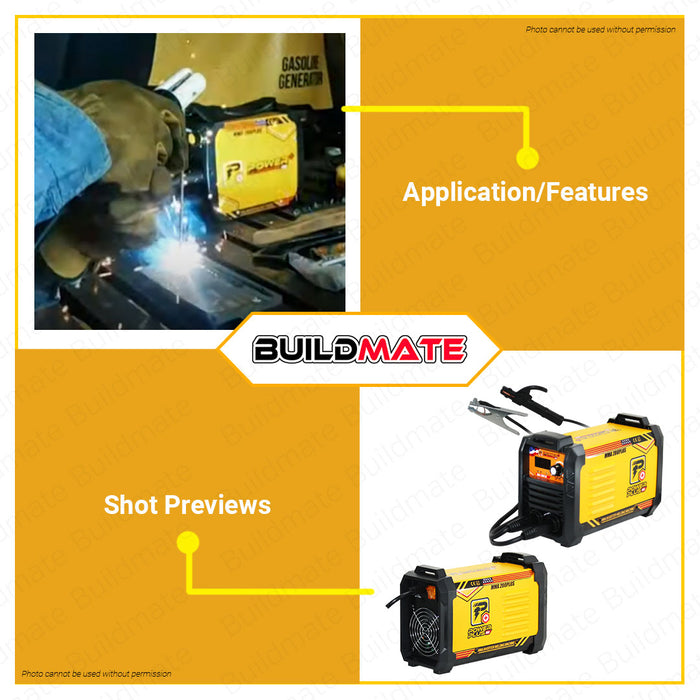 POWERHOUSE USA POWERPLUS (MMA-200PLUS) MMA Portable Inverter Welding Machine 200A ARC MMA STICK Power Plus  •BUILDMATE• PHWM