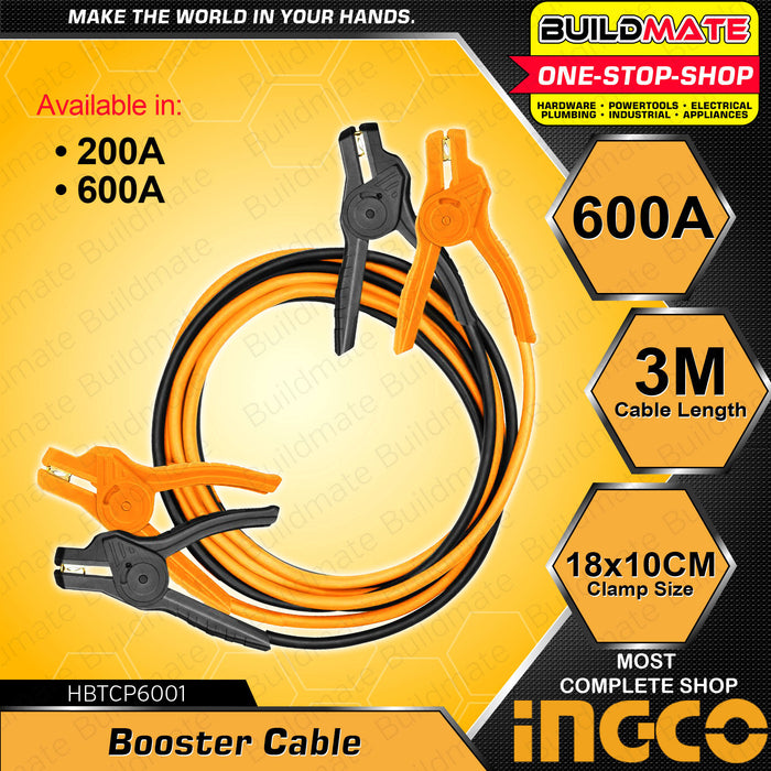 INGCO 200A Jumper Booster Cable for Car Variant Jump Lead Jumper Cable Jump Start Car Alligator Clips HBTCP2001 •BUILDMATE• IHT