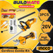 BUILDMATE Ingco 3pcs Cordless Combo Kit 20V Lithium-Ion Hedge Trimmer with Gauge Straight Shear & 90W Cordless Coffee Grinder Combo Tool Set COSLI240688 - ICPT
