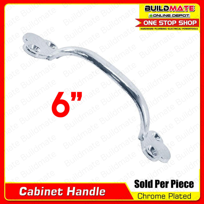 Chrome Plated RDR Cabinet Drawer Handle #4 | #5 | #6 Door Drawer Pull Hardware Furniture Kitchen Wardrobe Cabinet Knobs •BUILDMATE•