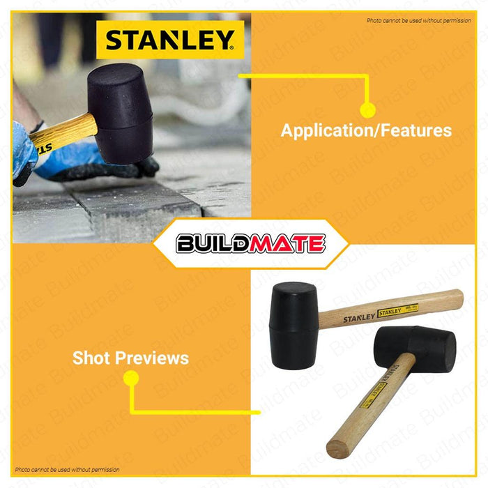STANLEY 24oz Rubber Mallet Hammer 680g STHT57528-8 •BUILDMATE• SHT