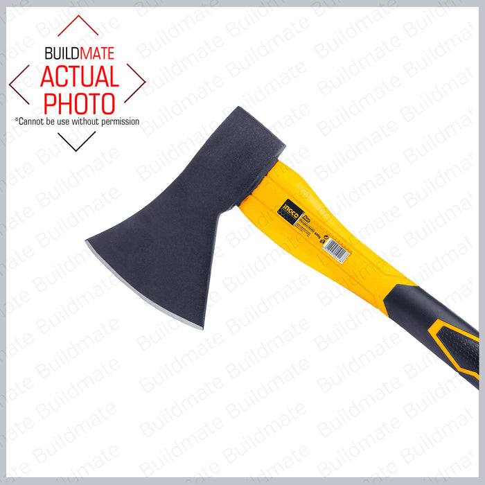 BUILDMATE Ingco Axe Hatchet Log Cutter 600g / 800g Tomahawk Chopping Hand Axe Wood Cutting for Splitting and Kindling - IHT