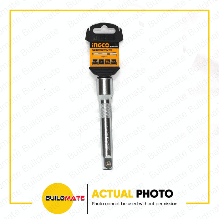 INGCO 1/2 Drive Extension Bar 5" Inch 125MM Drive Socket Extension Bar CR-V HEB12051 •BUILDMATE• IHT
