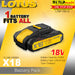 [BUNDLE] LOTUS X-LINE Cordless Impact Wrench 1/2" Dr 18V LTIW18LI + LTFC1800 + LTBP18G-2 •BUILDMATE• LCPT