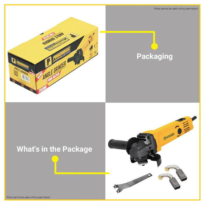 POWERHOUSE MIGWELD 200A Gasless MIG Inverter IGBT ARC Flux Cored Portable Welding Machine with 750W Angle Grinder- PHWM