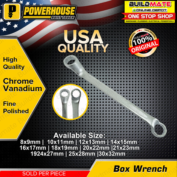 POWERHOUSE Box Wrench Chrome Vanadium SOLD PER PIECE •BUILDMATE• PHHT