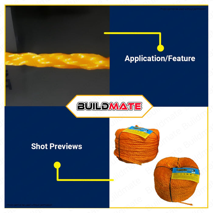 Nylon Rope 200m 4mm #8 High Quality •BUILDMATE•