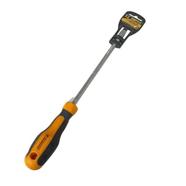 PowerHouse Cushion Grip Flat Screwdriver | 8x150mm / 8x200mm - (T33451) (T33452)