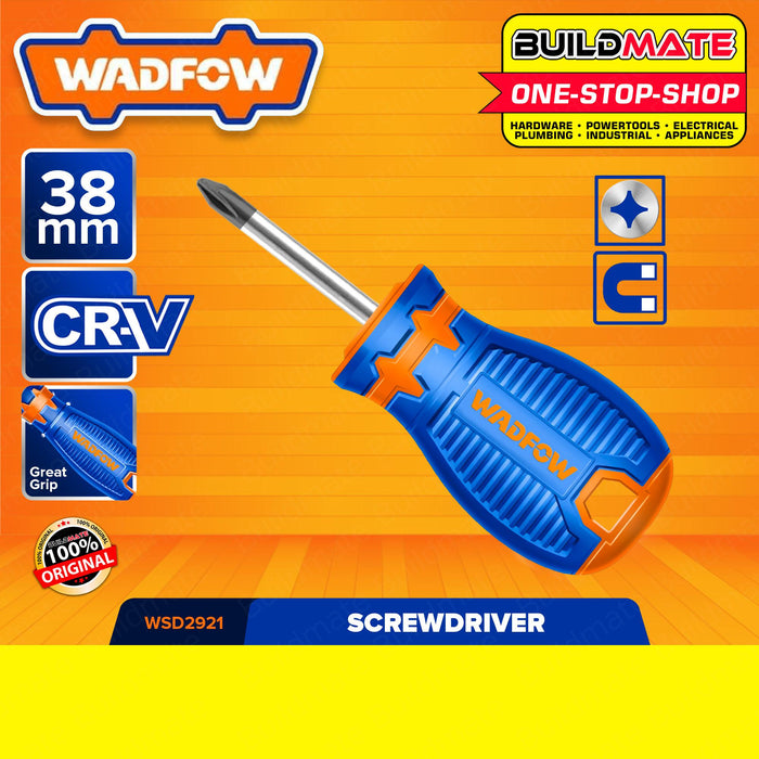 WADFOW Slotted & Phillips Screwdrivers 38mm | 100mm | 150mm | 200mm [SOLD PER PIECE] •BUILDMATE• WHT