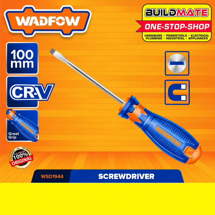 WADFOW Slotted & Phillips Screwdrivers 38mm | 100mm | 150mm | 200mm [SOLD PER PIECE] •BUILDMATE• WHT