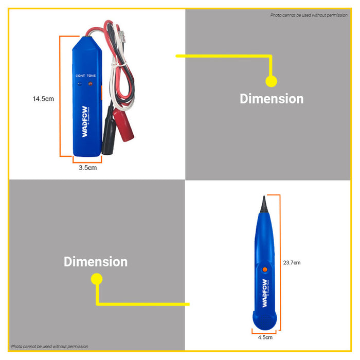 BUILDMATE Wadfow Electric Cable Tracker 500M Wire Signal Tracer Locator Electrical Cable Detector Tester Measuring Tool WTP9502 - WPT