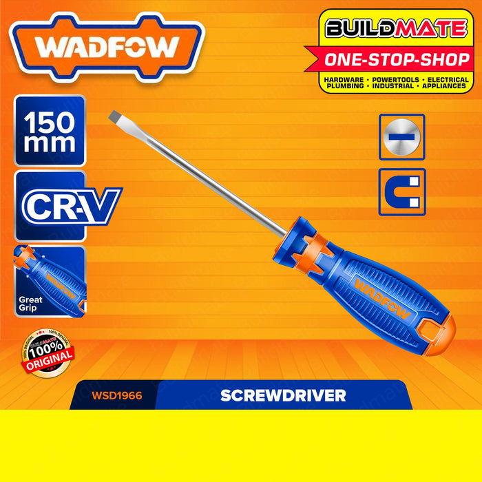 WADFOW Slotted & Phillips Screwdrivers 38mm | 100mm | 150mm | 200mm [SOLD PER PIECE] •BUILDMATE• WHT