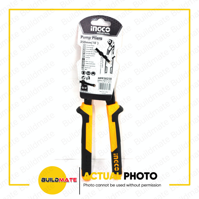 WADFOW Pump Pliers 10" Inch | 12" Inch [SOLD PER PIECE] Tongue And Groove Pliers •BUILDMATE• WHT