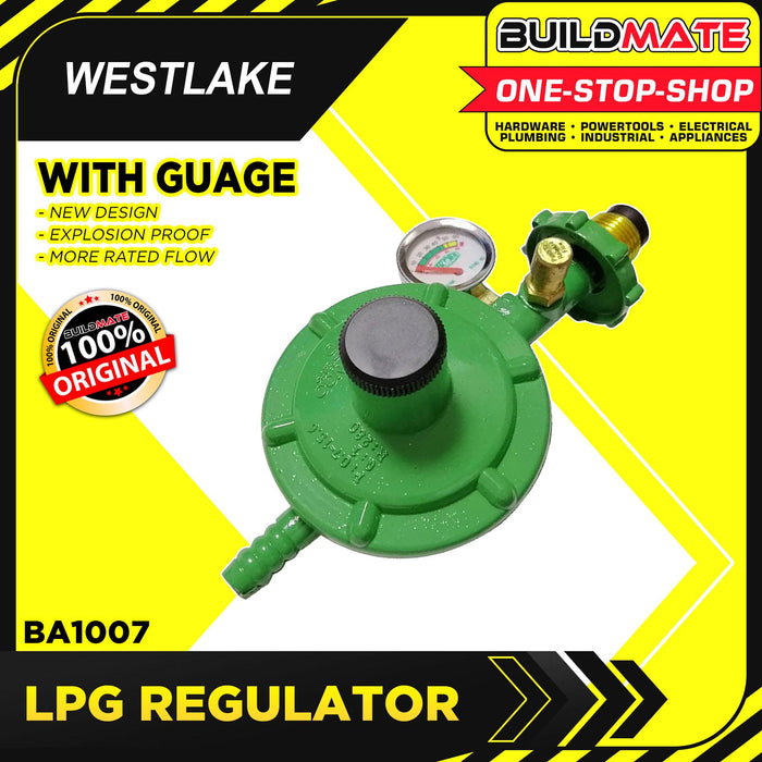 BUILDMATE Westlake LPG Gas Regulator with Gauge and Explosion Proof SOLD PER PIECE  BA1005 BA1007