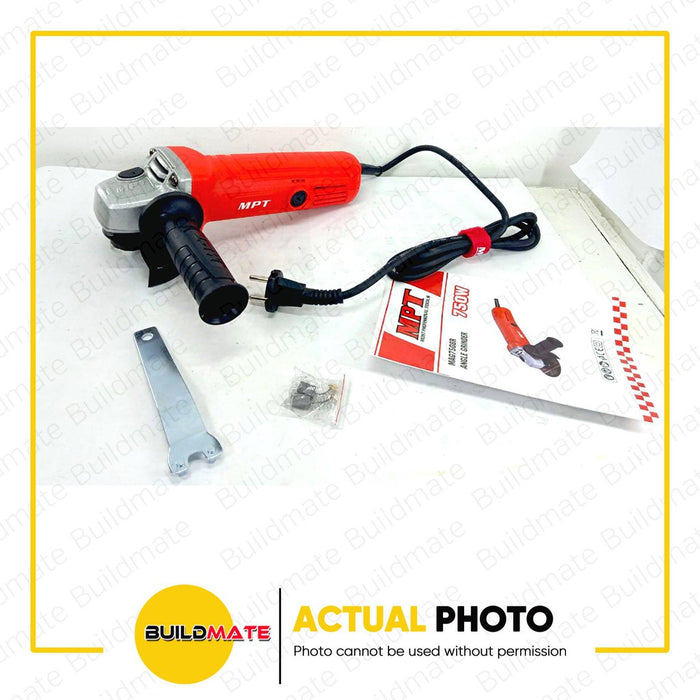 BUILDMATE MPT Slim Body Electric Angle Grinder 700W / 750W Grinding Machine MAG7007 / MAG7508R