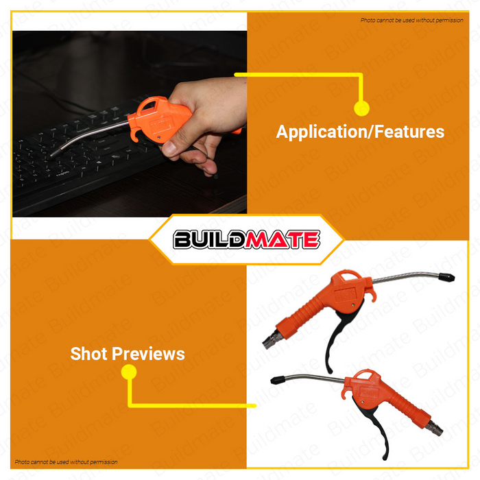 PROMAN GERMANY Air Duster Blowing Gun P11-772 •BUILDMATE•