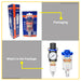 BUILDMATE Wadfow 1/4" Inch Air Filter / Regulator 15cc Oil Water Seperator SOLD PER PIECE WFF2602 / WFF3503 - WHT