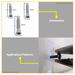 BUILDMATE Wadfow Universal Anchor PE Multi-Purpose Plastic Expansion Screw Concrete Fixing Anchor Wall Plug Gripper SOLD PER PACK - WHT