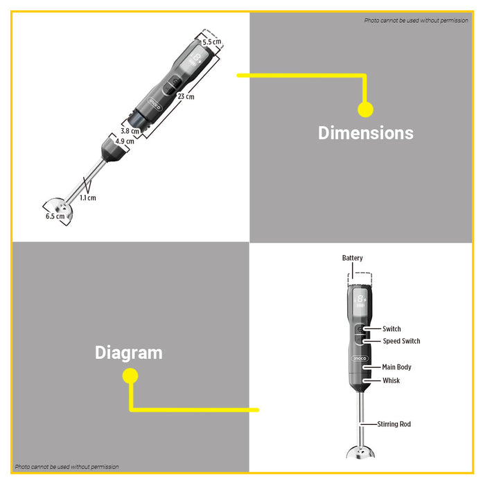 BUILDMATE Ingco 16V Combo Kit Set 2pcs / 3pcs Cordless Compact Drill Hand Blender Hand Mixer for Drilling & Mixing - ICPT