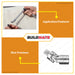 BUILDMATE Wadfow Universal Joint 1/2" Inch Spark Plug Socket Wrench Ratchet Angle Extension Bar Adapter WSC2212 / WMS4212 - WHT