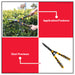 INGCO 710mm-860mm Telescopic Hedge Shears Extendable Garden Hedge Clippers HHS6306 - IHT