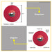 MPT 14" Red Single Net Ultrathin Cutting Wheel 355MM MJS01001-35525R ACC • MOST PROFESSIONAL TOOLS •