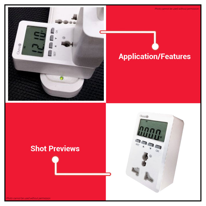 BUILDMATE Omni Mini Digital Power Reader 15A 90-250V MMA-DO2P-PK / MMAD02P-PK