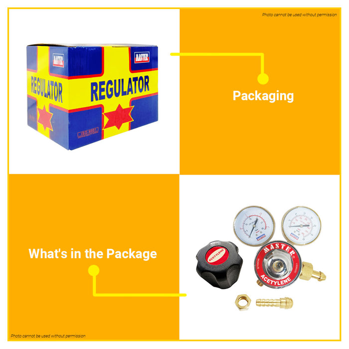 MASTER Acetylene Regulator •BUILDMATE•