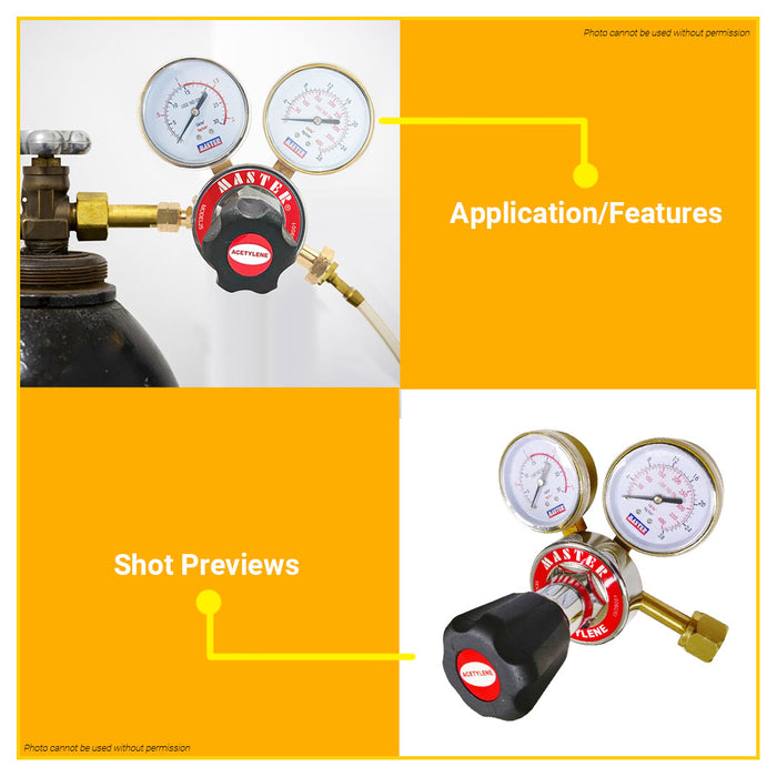 MASTER Acetylene Regulator •BUILDMATE•