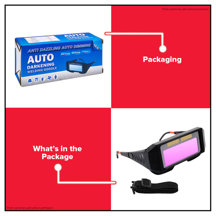 MAILTANK Auto Darkening Welding Goggles SH90 •BUILDMATE•