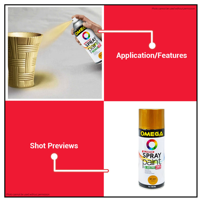 WEBER Auto Spray Paint SP-319 BRIGHT GOLD 100% ORIGINAL / AUTHENTIC •BUILDMATE•