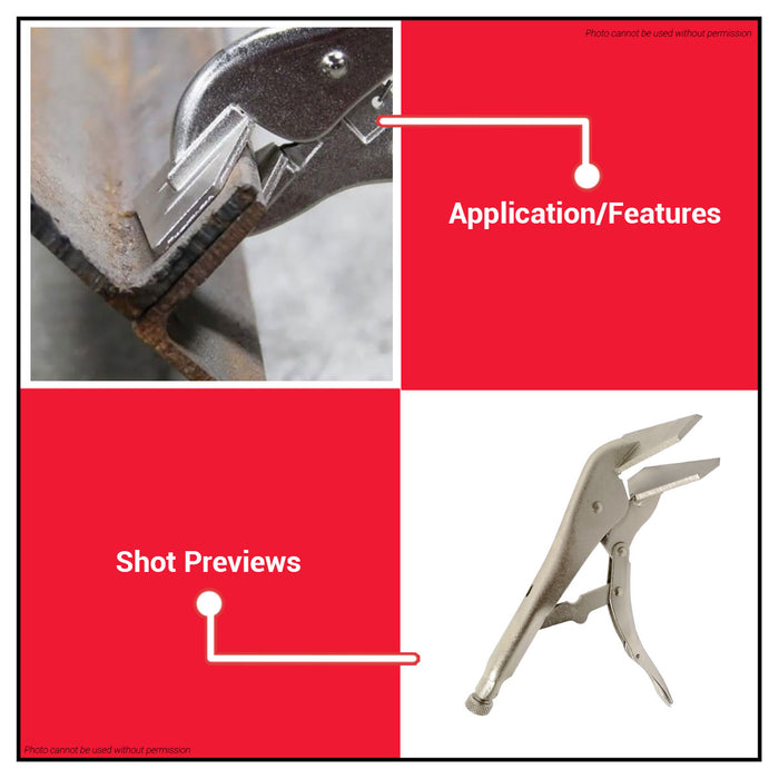 CRESTON 10" Sheet Metal clamp Vise Grip VGP-810